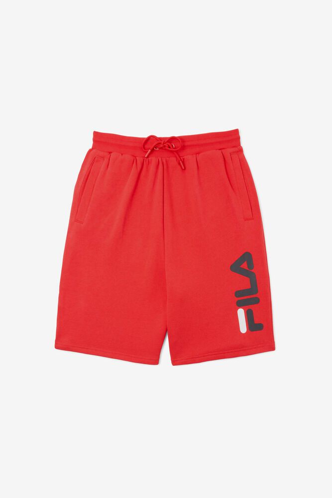 Fila Shorts Mens Red - Bono - Philippines 3029518-FA